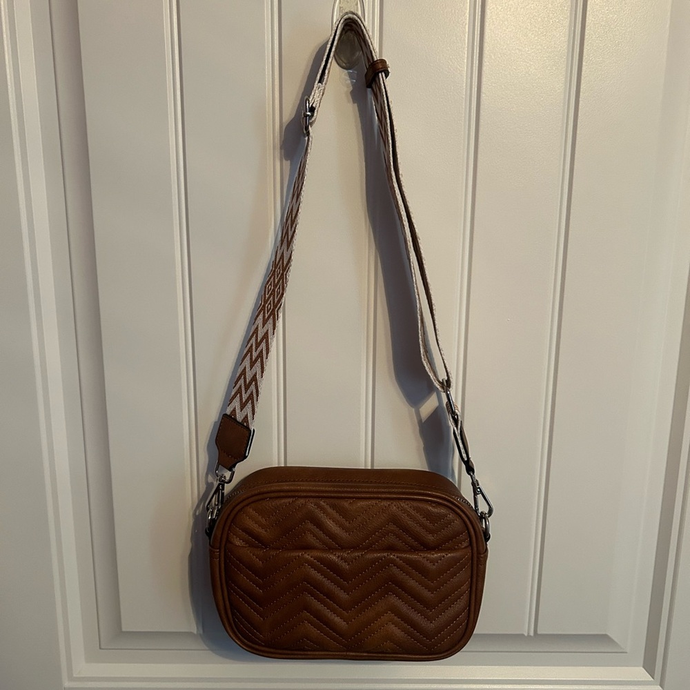 Guitar strap cross body purse, small